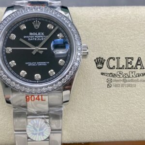ROLEX DATEJUST BLACK DIAL 36MM