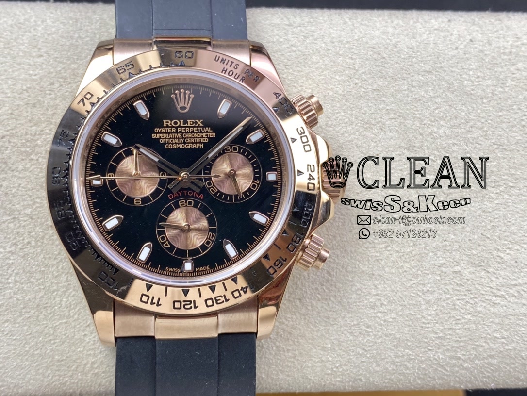 0191e47841c735d2e11094bb86d483cc ROLEX DAYTONA BLACK DIAL 40MM - Image 1