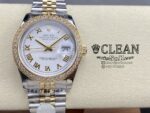 ROLEX DATEJUST WHITE DIAL 36MM