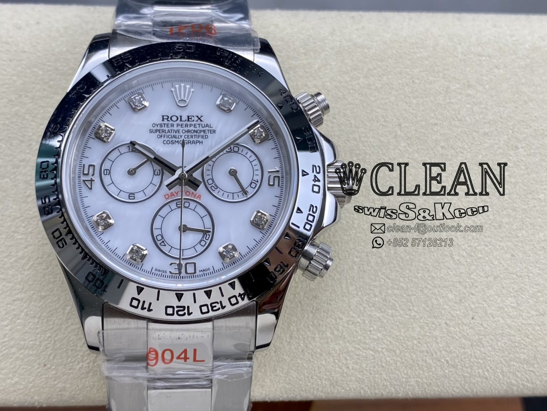 0b061bd60838dd55544c60b8f8ee5d6a ROLEX DAYTONA WHITE DIAL 40MM - Image 1