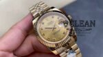 ROLEX LADY-DATEJUST GOLD DIAL 31MM - Image 10