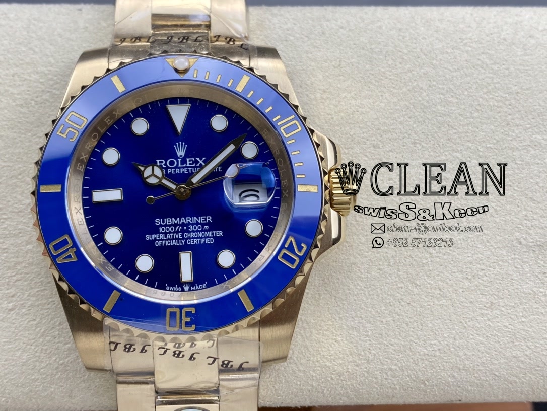 0cf6846d3969de0059e7c4d02dd78f96 ROLEX SUBMARINER BLUE DIAL 41MM 126618lb-0002 - Image 1