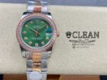 ROLEX LADY-DATEJUST GREEN DIAL 31MM