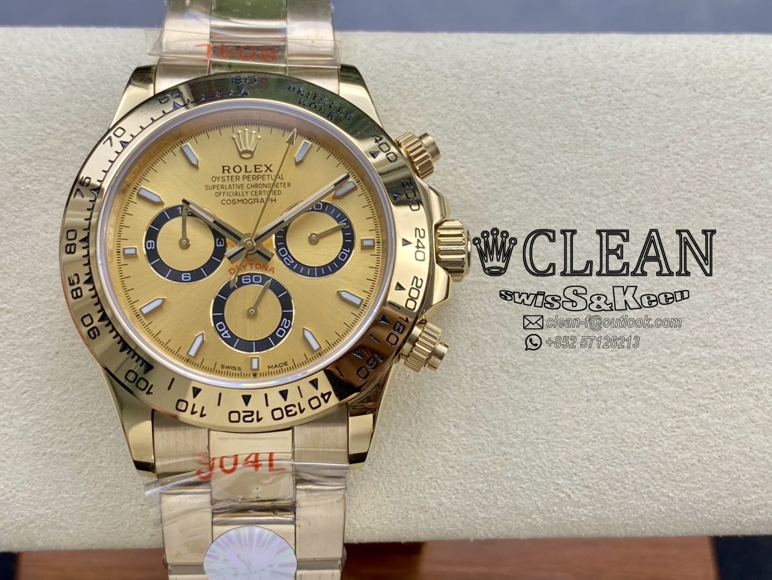 0e48a16308dd27524f168ca0a2c26b4c ROLEX DAYTONA GOLD DIAL 40MM - Image 1