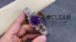 ROLEX LADY-DATEJUST VIOLET DIAL 31MM - Image 10