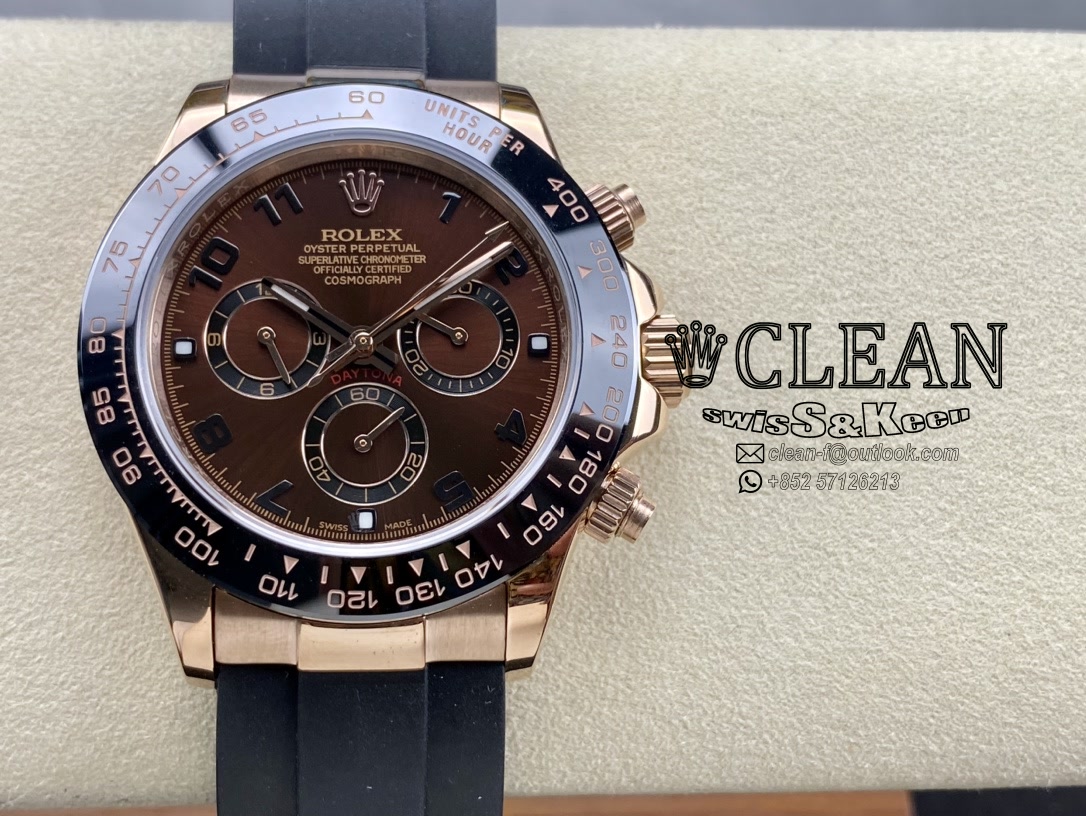 11c369eb746e53934318857d1c147f6a ROLEX DAYTONA BROWN DIAL 40MM - Image 1
