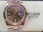ROLEX DAY-DATE BROWN DIAL 40MM