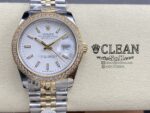 ROLEX DATEJUST WHITE DIAL 36MM