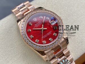 ROLEX LADY-DATEJUST RED DIAL 31MM - Image 2