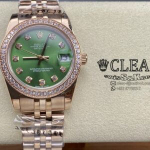 ROLEX LADY-DATEJUST GREEN DIAL 31MM