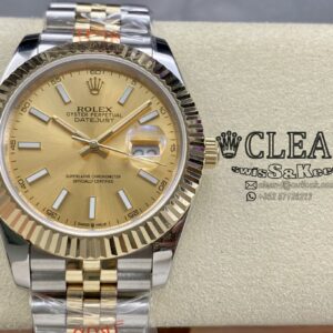 ROLEX DATEJUST GOLD DIAL 41MM