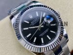 ROLEX DATEJUST BLACK DIAL 41MM - Image 2