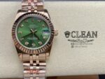 ROLEX LADY-DATEJUST GREEN DIAL 31MM
