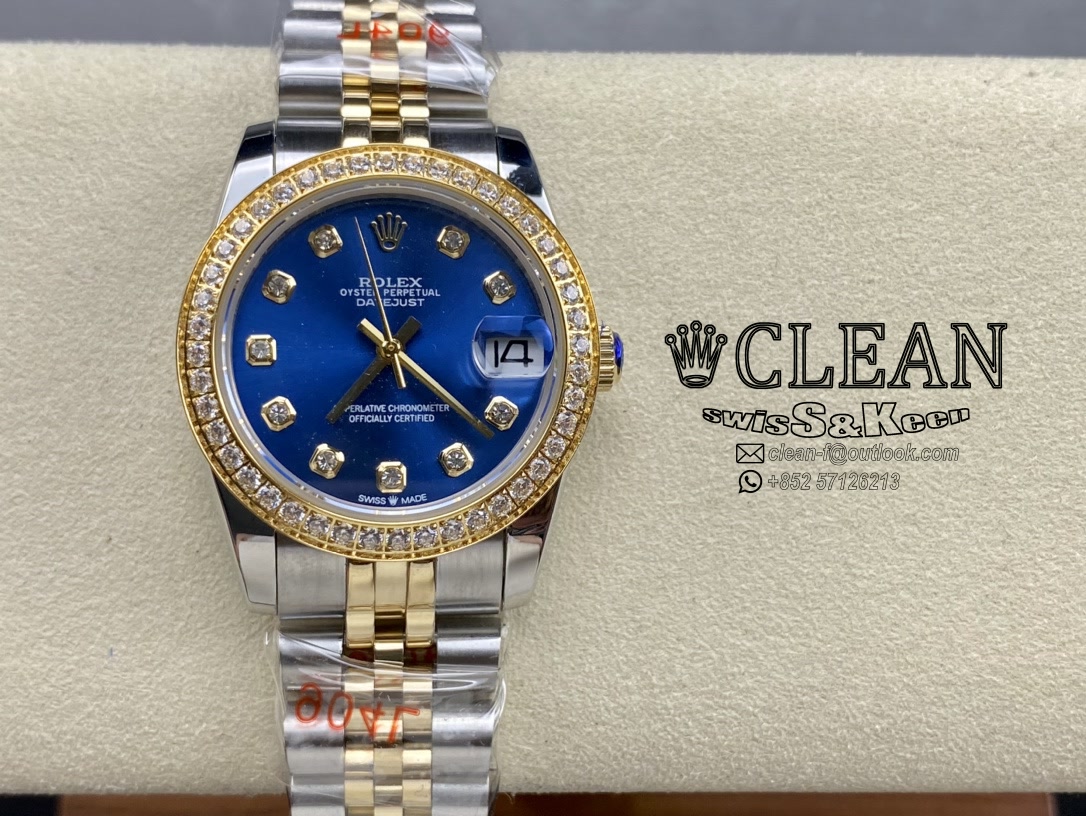 2cae9b4a993532e725e46a25f830ebc6 ROLEX LADY-DATEJUST BLUE DIAL 31MM - Image 1