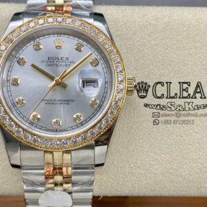 ROLEX DATEJUST SILVER DIAL 41MM