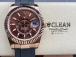 ROLEX SKY-DWELLER BROWN DIAL 42MM
