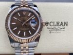 ROLEX DATEJUST BROWN DIAL 41MM