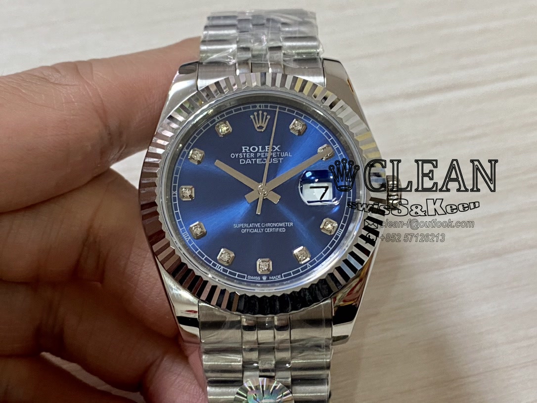 3ccd54e6f79992b99629b4b19b0c2c53 ROLEX DATEJUST BLUE DIAL 41MM - Image 1