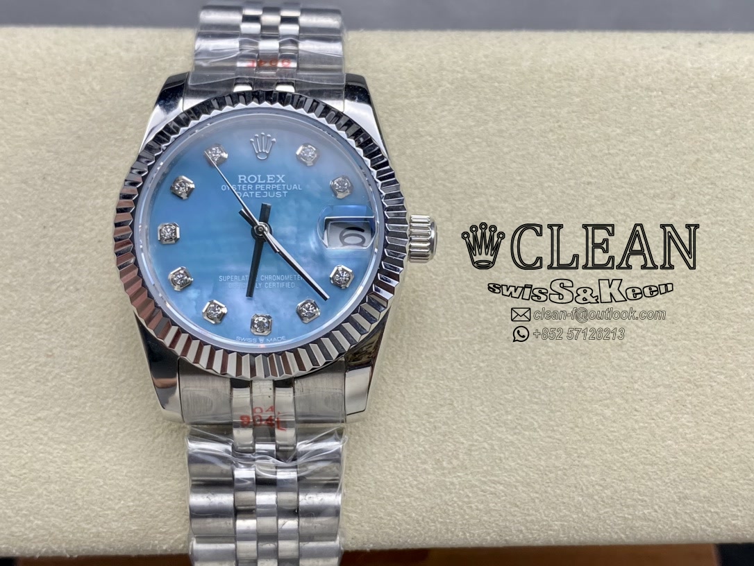 3dc61c2720ca8817304a716ecd6c367e ROLEX LADY-DATEJUST BLUE DIAL 31MM - Image 1