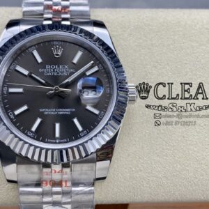 ROLEX DATEJUST BLACK DIAL 41MM