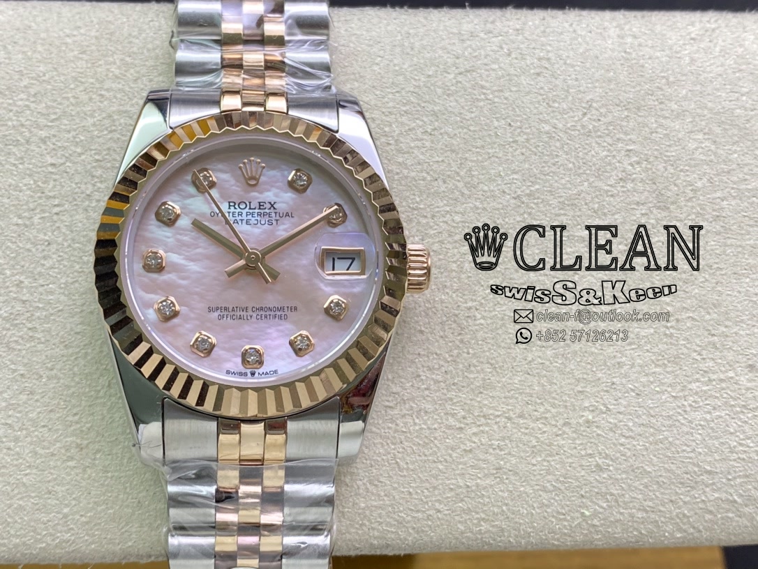 419aea5b07510e91a7b284534cd153e5 ROLEX LADY-DATEJUST PINK DIAL 31MM - Image 1