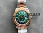 ROLEX SKY-DWELLER GREEN DIAL 42MM