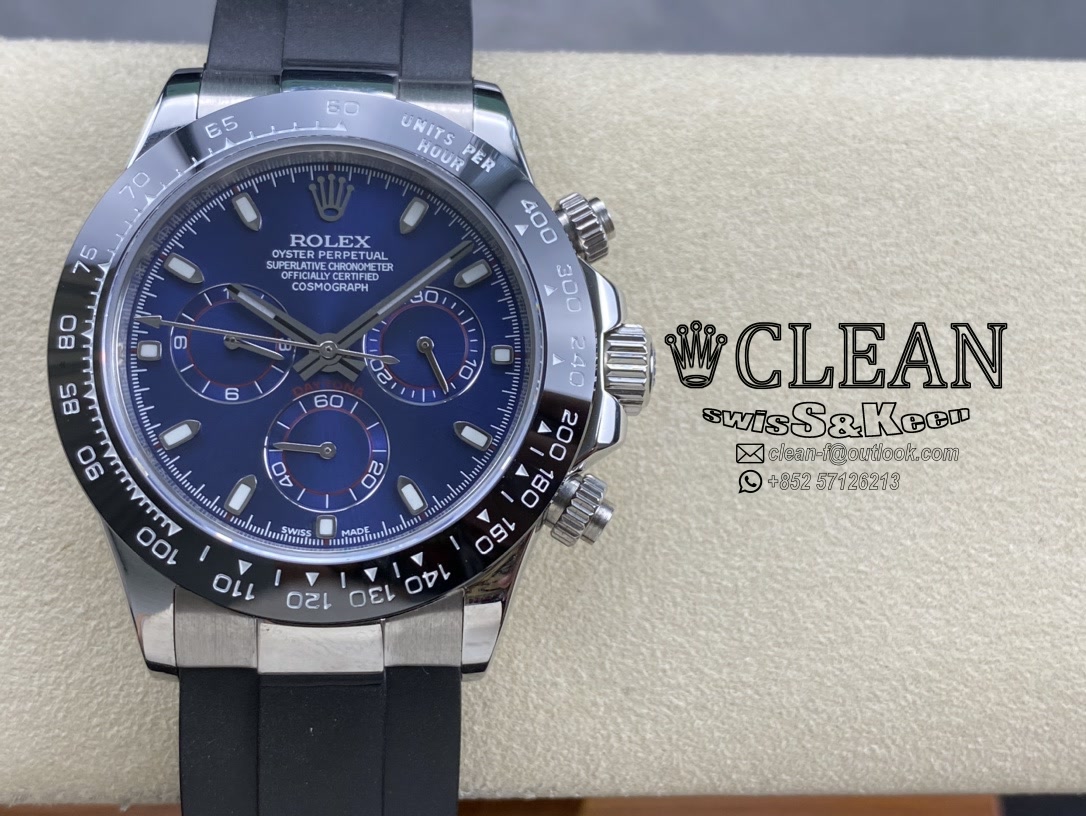 43d0c2823a397304cc7f7a72c902770b ROLEX DAYTONA BLUE DIAL 40MM - Image 1