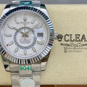 ROLEX SKY-DWELLER WHITE DIAL 42MM