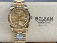ROLEX LADY-DATEJUST GOLD DIAL 31MM