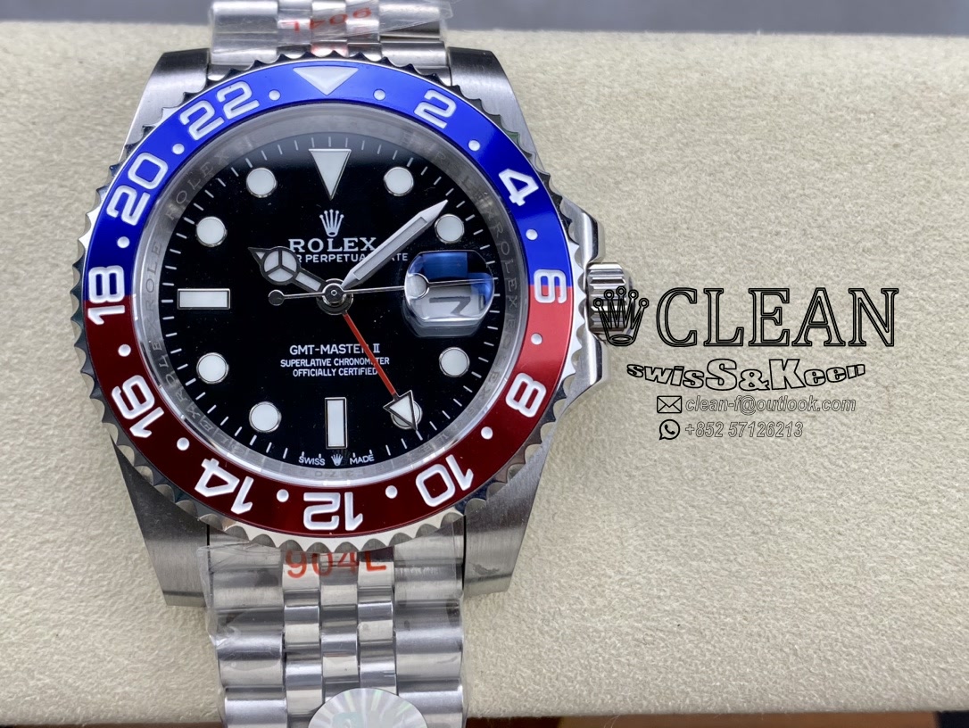 4d7ff9be9d2d44d5a814ea88236c84a5 ROLEX GMT-MASTER BLACK DIAL 40MM - Image 1