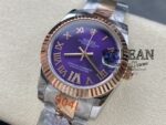 ROLEX LADY-DATEJUST VIOLET DIAL 31MM - Image 4