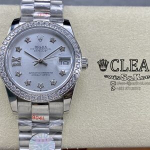 ROLEX LADY-DATEJUST SILVER DIAL 31MM