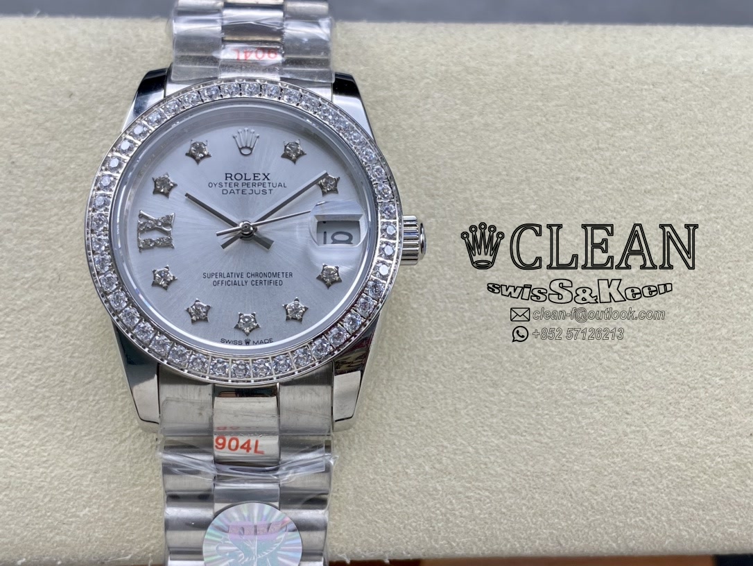 4e4723c314243f2297aeb8069b778c43 ROLEX LADY-DATEJUST SILVER DIAL 31MM - Image 1