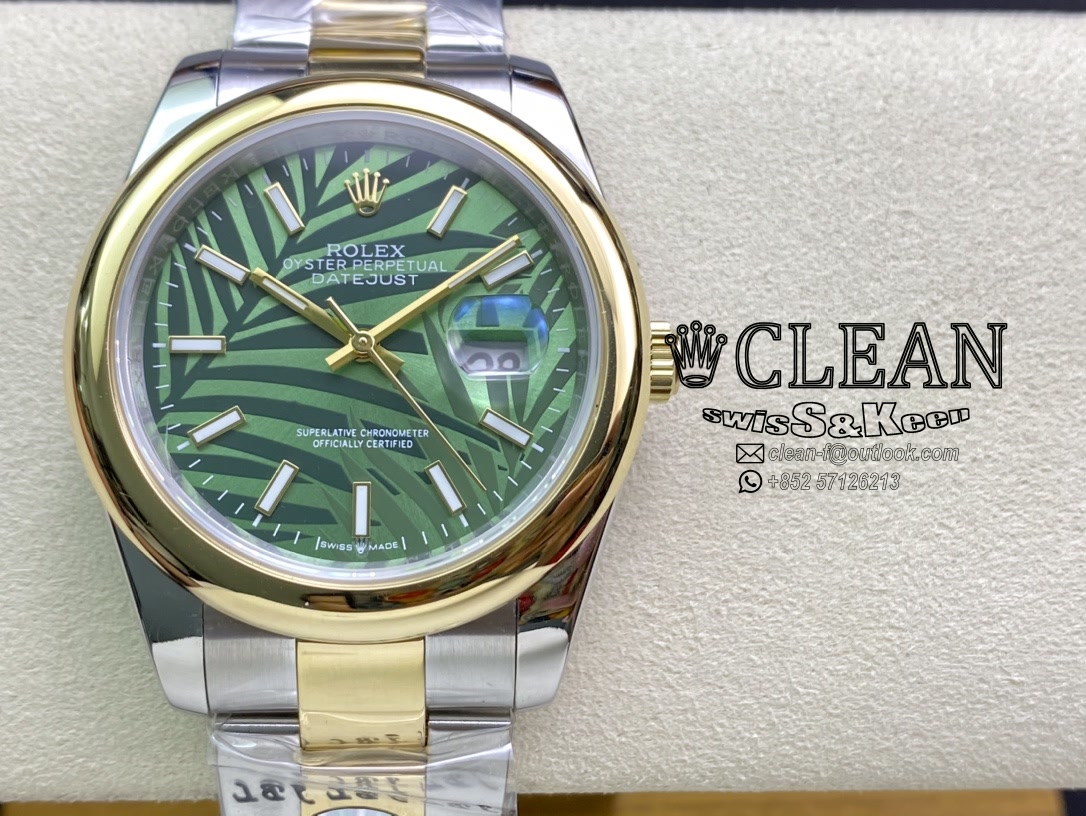 4ffc819af8d642b4efc0d30a29f1c886 ROLEX DATEJUST GREEN DIAL 41MM - Image 1