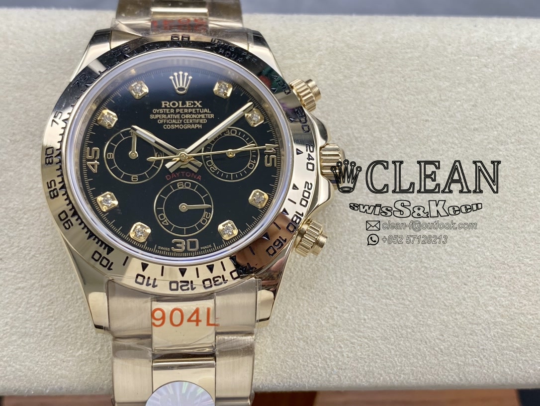 5168ea7898b5da2d8fb5b5909e1025d0 ROLEX DAYTONA BLACK DIAL 40MM - Image 1