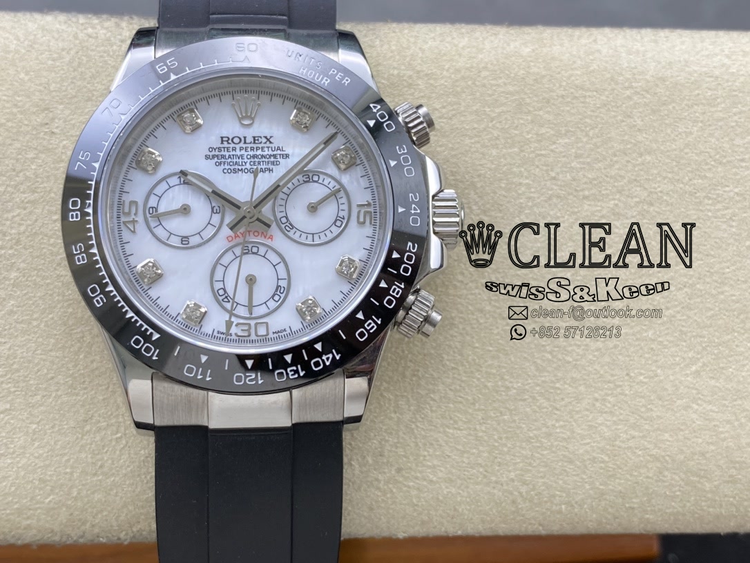 522801c485529909820bef63accfcb8a ROLEX DAYTONA WHITE DIAL 40MM - Image 1