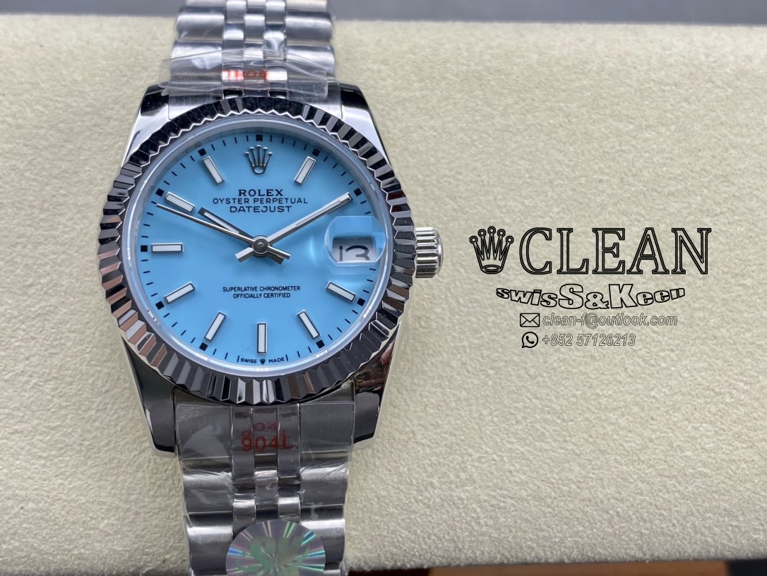 5468322637f99b5268c5d1e06a7affab ROLEX LADY-DATEJUST BLUE DIAL 31MM - Image 1