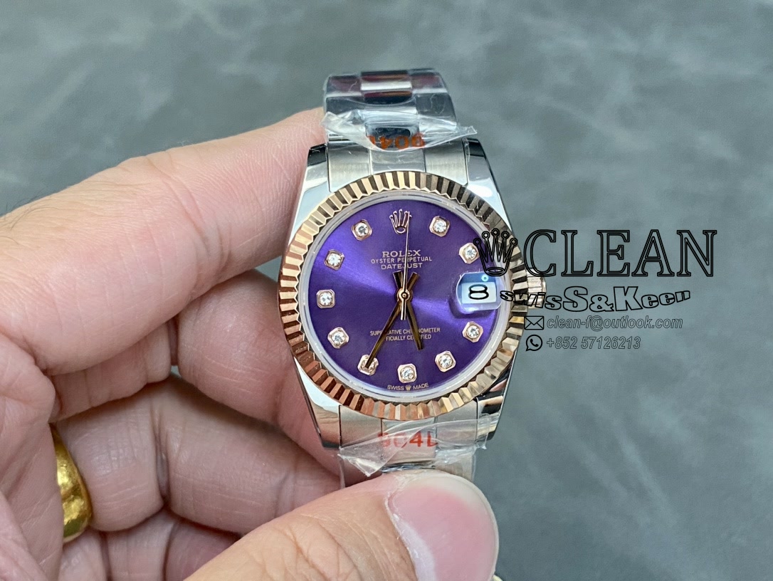 55de62b88adf46cf26d719ccb7401553 ROLEX LADY-DATEJUST VIOLET DIAL 31MM - Image 1