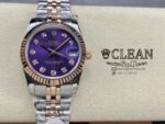ROLEX LADY-DATEJUST VIOLET DIAL 31MM