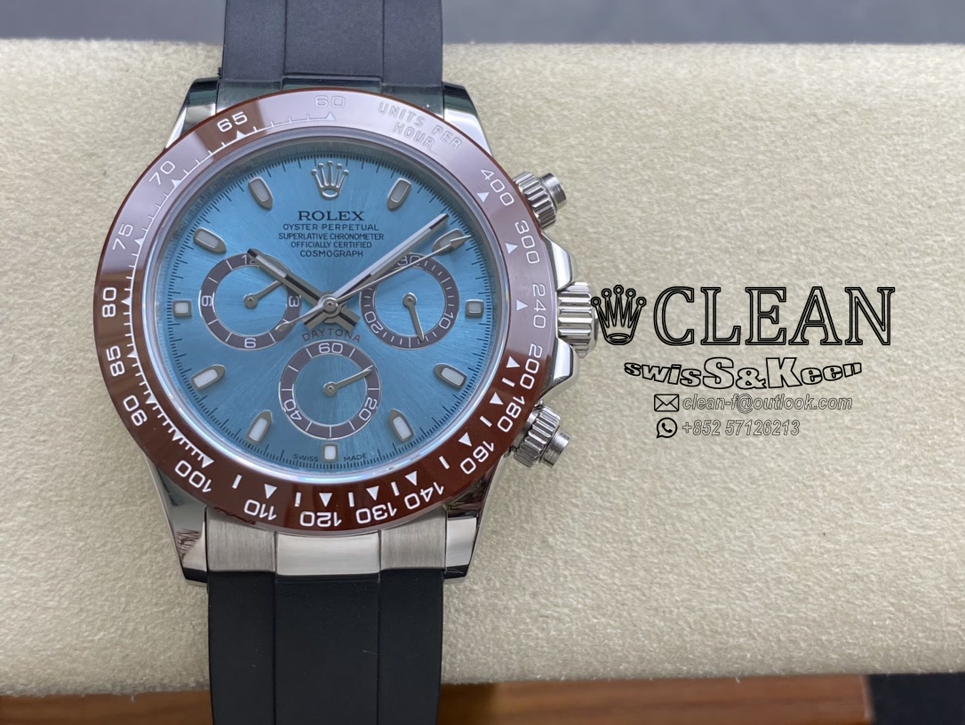 5875347f2ee086ed3bcecdd64fedec42 ROLEX DAYTONA BLUE DIAL 40MM - Image 1