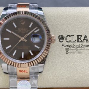 ROLEX DATEJUST BROWN DIAL 41MM
