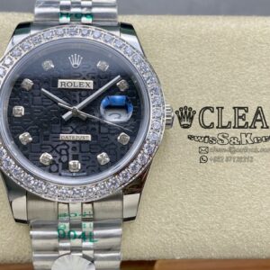 ROLEX DATEJUST BLACK DIAL 41MM