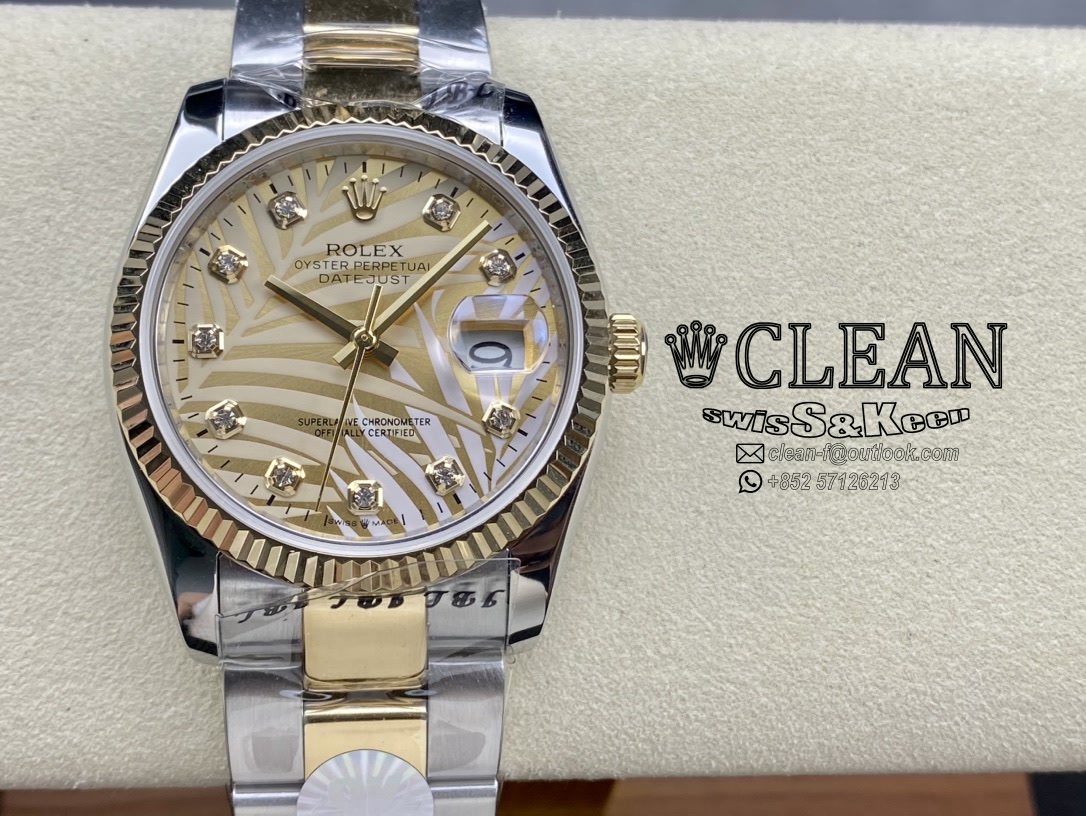 5a94ddd6aafde49ad99b8e2a1858005a ROLEX DATEJUST GOLD DIAL 36MM - Image 1