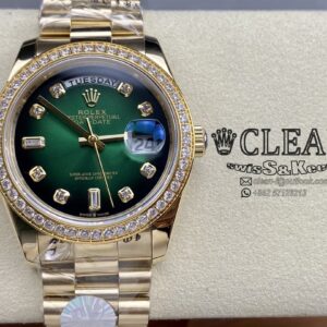 ROLEX DAY-DATE GREEN DIAL 36MM