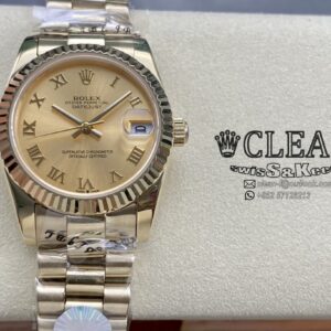 ROLEX LADY-DATEJUST GOLD DIAL 31MM