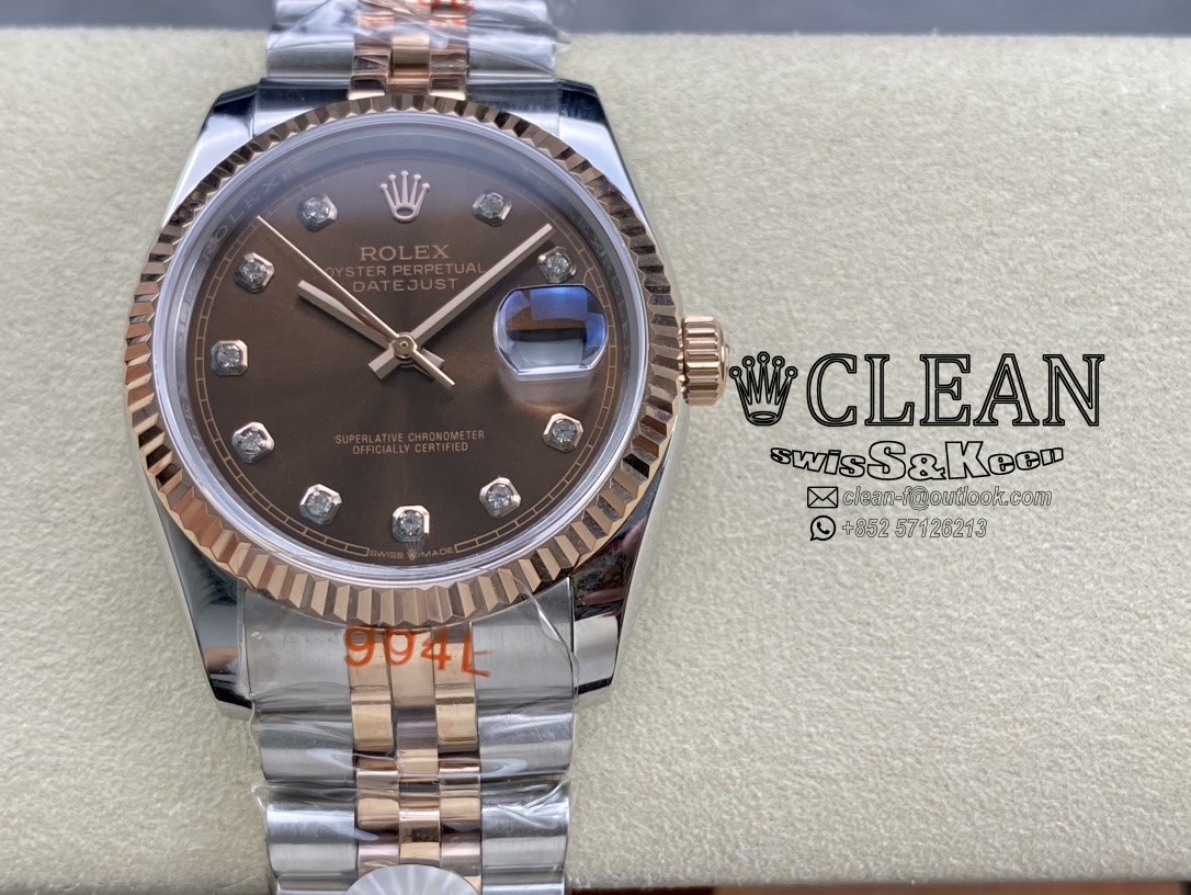 5bd193e19cfdd5a2c0cd54f04c859e5c ROLEX DATEJUST BROWN DIAL 36MM - Image 1