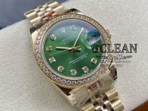 ROLEX LADY-DATEJUST GREEN DIAL 31MM - Image 2