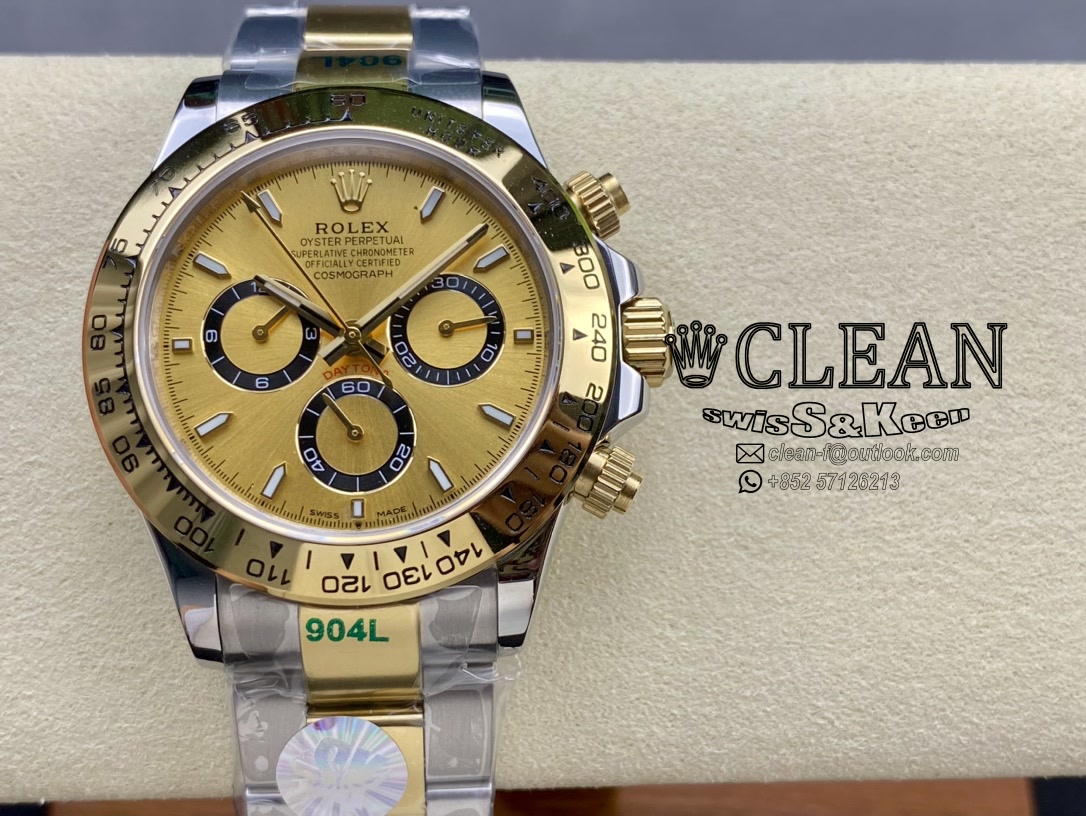 5e1834bd0bbe18e4b0bd07e7d513efa6 ROLEX DAYTONA GOLD DIAL 40MM - Image 1