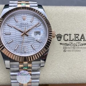 ROLEX DATEJUST WHITE DIAL 41MM