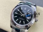 ROLEX DATEJUST BLACK DIAL 41MM - Image 3